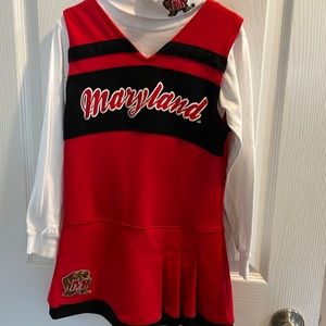 Maryland Terps cheer outfit size 7/8